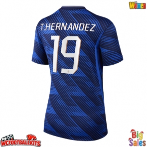 France Theo Hernandez #19 Replica Home Stadium Shirt for Women World Cup 2026 Short Sleeve